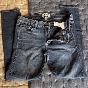 PAIGE Women's Verdugo Ankle Dark Blue Skinny Jeans